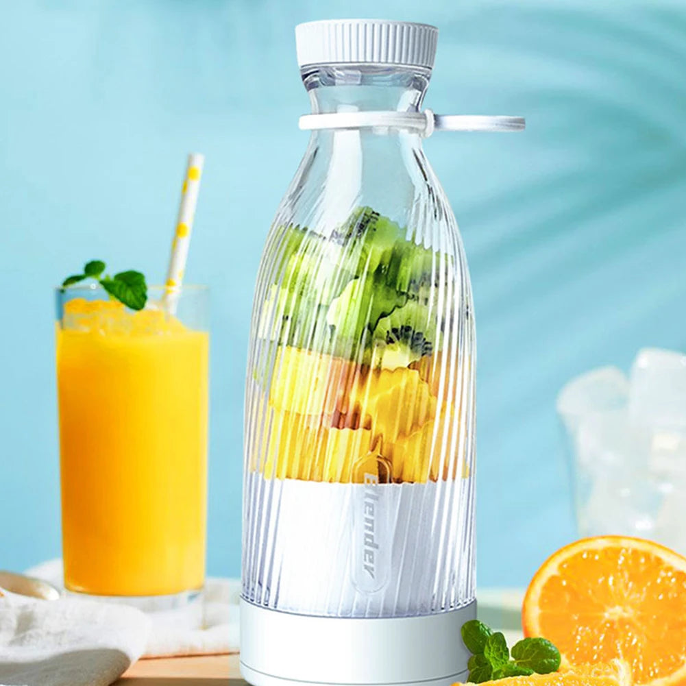 500ml Portable Wireless Blender 6 Blades Electric Fruit Juicer Machine