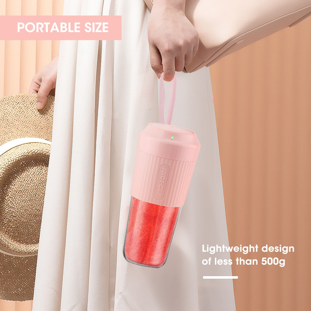 Portable Electric Juicer Cup Smoothie Blender Usb Charging Mini