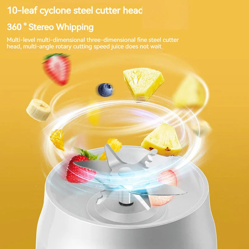 Mini Portable Blender Electric Fruit Juicer Machine for Orange Food